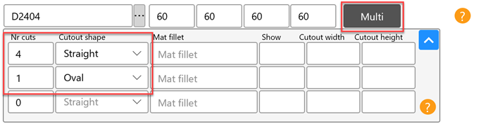 add cutout to jobform