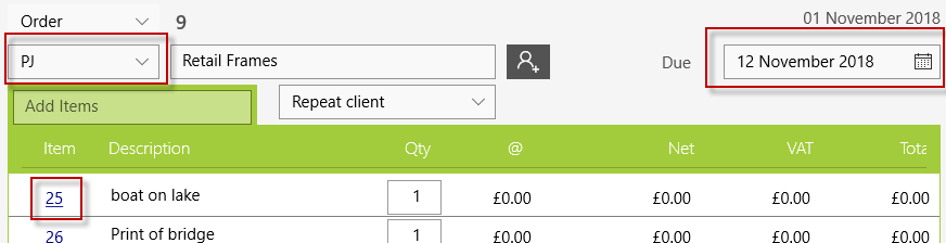 edit jobs from order