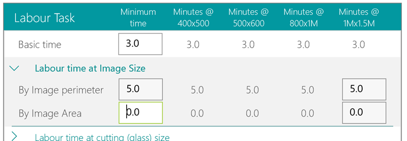 enter as a flat rate